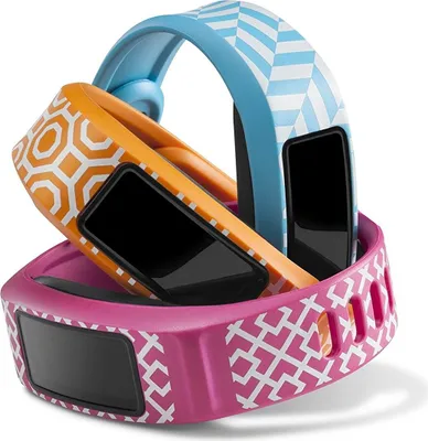 Produktbild von GARMIN Riemen - VÍVOFIT 2 - PALM BEACH - Rosa/Orange/Türkis