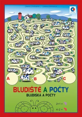 Obrázek produktu pro Baloušek Tisk omalovánky A4 Bludiště a počty