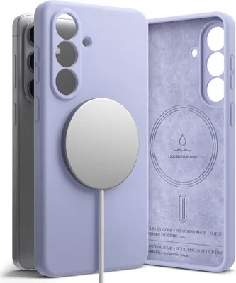 Produktbild von Handyhülle für Galaxy S26 Plus, Ringke Silicone Magnetic mit MagSafe, Violett