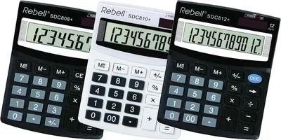 Obrázek produktu pro Rebell SDC 410 - Desktop - Einfacher Taschenrechner - 10 Ziffern - 1 Zeilen - Batterie/Solar - Weiß