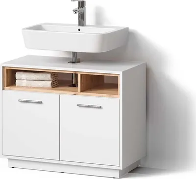 Produktbild von Waschbeckenunterschrank Livinity Temo Weiß 80 x 64 cm, Model 52609