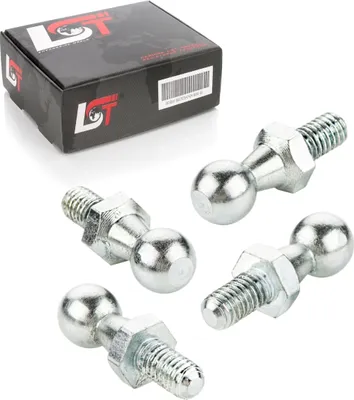 Produktbild von 4x Kugelzapfen Kugelkopf M6 10mm Gasfeder DIN71803 für CITROEN PEUGEOT RENAULT