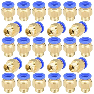 Produktbild von Set mit 30 Messing-Pneumatikverbindern für Automatisierungstechnik