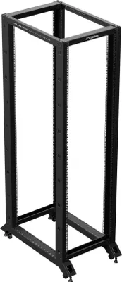 Produktbild von LANBERG 19" 42U 600x1000 freistehendes, offenes Rack schwarz