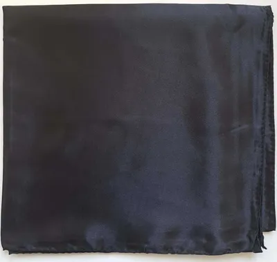 Produktbild von SATIN Kopftuch Esarp Hijab Schwarz 95x95cm Tesettür Turban Halstuch Turban