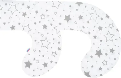 Immagine prodotto di Copricuscino per allattamento a C New Baby Stars grigio