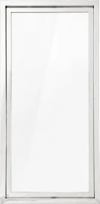 Produktbild von Casa Padrino Luxus Wandspiegel Edelstahl vernickelt 195 x 95 cm - Luxury Hotel Collection