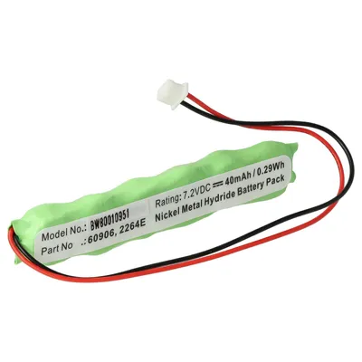 Produktbild von vhbw BIOS-Batterie Ersatz für 02664E, 60906, Varta 6/V30H, Varta 6/V40H, 6/V30H, Hi-Capacity B-4270, 2664E für Computer Notebook (20 mAh, 7,2 V, NiMH)