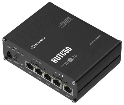 Obrázok produktu pre Teltonika RUTC50 priemyselný router, 5G, Dual SIM, WiFi 6