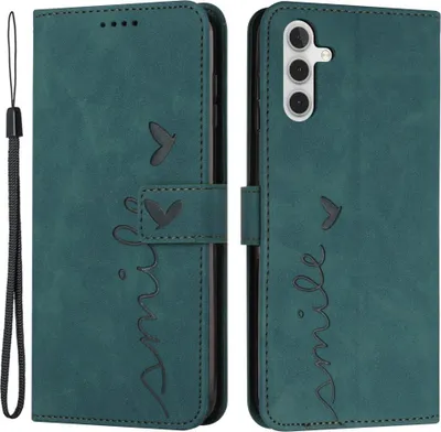 Produktbild von Samsung Galaxy S23 FE Hülle - Coverup Smile Klapphülle - Grün