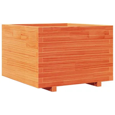 Produktbild von vidaXL Pflanzkübel Wachsbraun 70x70x49,5 cm Massivholz Kiefer
