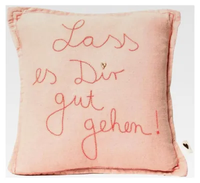 Produktbild von Mini Kissen Lass es Dir gut gehen