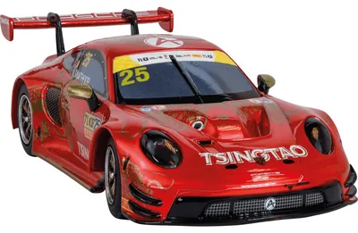 Produktbild von Carrera HYBRID Porsche 911 GT3 R Absolute Racing, No.25 Macao GP 2024 | Ferngesteuertes Auto | über App steuerbar | fährt auf der Carrera HYBRID Rennstrecke mit KI-Unterstützung | auch neben der Strecke steuerbar