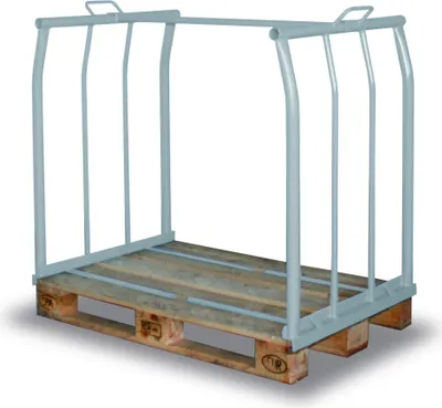Produktbild von Variofit Palettenaufsatz Typ 66, verzinkt, Abmaße:1200x1000 mm, Nutzhöhe:970 mm