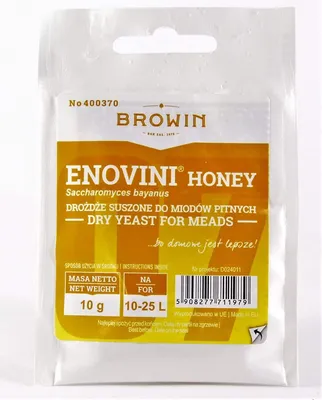 Produktbild von Honigwein Hefe - 10g/25L - Trocken Methefe - | Metwein | Weinhefe | Hefe Weißwein und Rotwein Naturhefe
