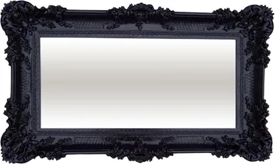 Image de Miroir mural baroque 96 x 58 cm - Cadre orné antique - Design intemporel