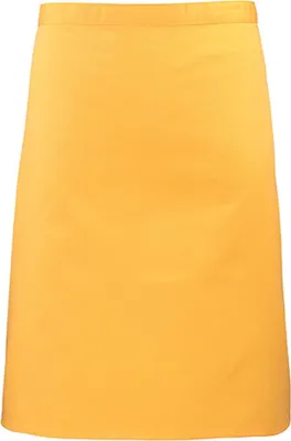 Obrázek produktu pro Premier Workwear PR151 | Zástěra Bistro - 70 x 50 cm - Praní v pračce: do 60 °C - Barva: Sunflower (přibližně Pantone 136c) - Rozměr: 70 x 50 cm