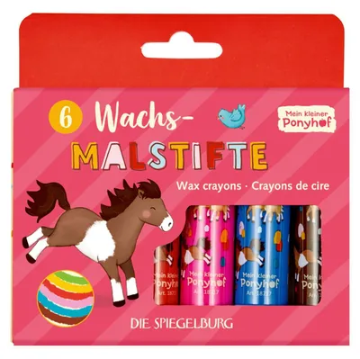Produktbild von Mein kleiner Ponyhof - Wachsmalstifte (6 Stück)