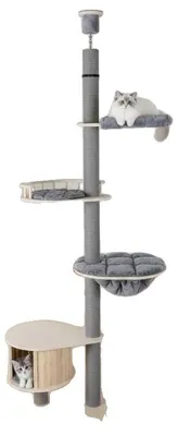 Productafbeelding van Kattenboom, verstelbare hoogte, stabiel houten ontwerp, FXC4PK2B70Z2P0