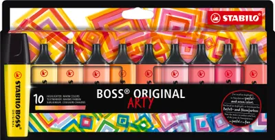Immagine prodotto di STABILO BOSS ORIGINAL evidenziatore 10 pz Punta smussata Multicolore