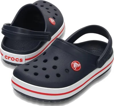 Produktbild von Crocs Kids' Crocband Clog Sandalen Navy/Red 38-39