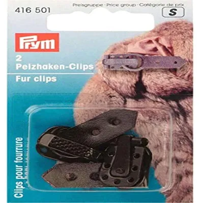 Produktbild von Prym 416501 Pelzhaken-Clips braun
