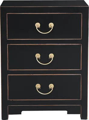 Produktbild von Fine Asianliving Chinesischer Schrank Chinesische Nachttisch Chinesische Nachtkommode Chinesische Nachtschrank Orientalische Möbel Chinesische Beistelltisch