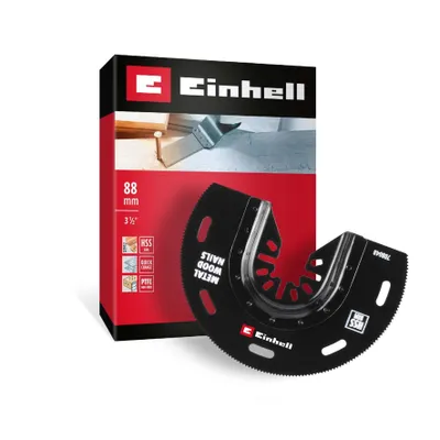 Produktbild von Einhell Tauchklinge aus Bimetall für Metall und Holz Ø 88 mm - PTFE-Beschichtung, schneller Wechsel, kompatibel mit Multitools