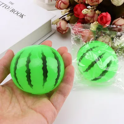 Obrázek produktu pro Dekomprese hraček Tricky Doll Anti Stress Ball Squeezeing Hračky Creative Gift vodní meloun