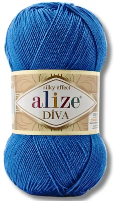 Produktbild von Alize 1x 100g Diva Wolle, Uni, Häkeln, Stricken (132)