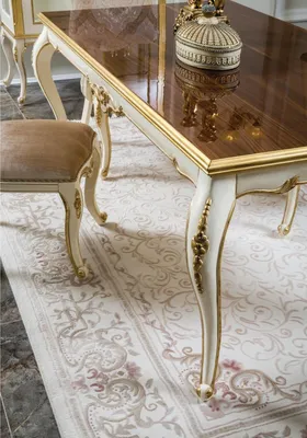 Produktbild von Französischer Esstisch Esszimmer Tisch Luxus Möbel Klassische Barock Rokoko Neu