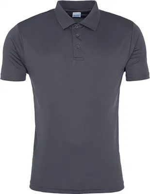 Produktbild von Just Cool JC021 | Herren Cool Smooth Polo / UV-Schutzfaktor 30+ - Farbe: Charcoal (Solid) - Größe: 3XL