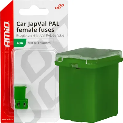 Produktbild von Auto-Sicherungen JAPVAL PAL 40A, weiblich, 2 Stk., AMIO-03454, Schutz für Elektroanlagen