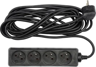 Obrázek produktu pro Kabel prodlužovací 5 m 4 zásuvky