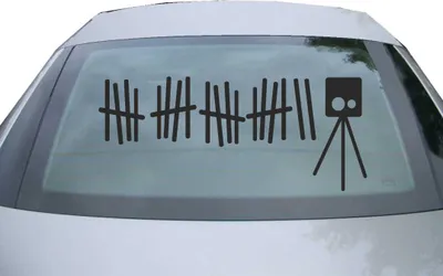 Produktbild von Indigos UG - Aufkleber Heckscheibe & Motorklappe DE2025 - schwarz - 600x257 mm -  - Auto Scheiben Fenster Heckklappe Tuning Racing JDM - Die cut
