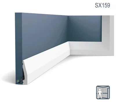 Produktbild von Orac Decor SX159 AXXENT Sockelleiste Wandleiste Zierleiste 2 m