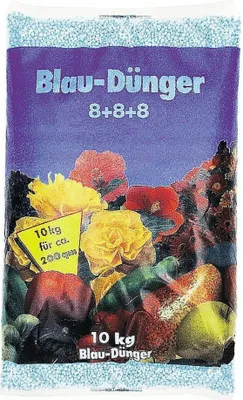 Produktbild von Dünger NPK 8+8+8 Granulat 10 kg für alle Gartenkulturen, 100m² Fläche, März-September