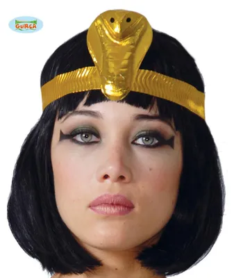 Image de bandeau doré de Cléopâtre Tiara pour femme