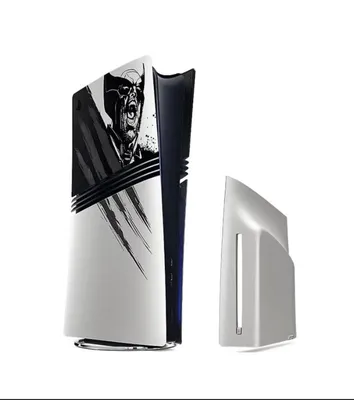 Produktbild von PS5 Pro Marvel Wolverine Adamantium Konsolen Cover Limited Edition
