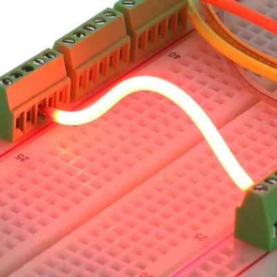 Produktbild von Flexible COB Lichtstreifen - 3V, 10 Stück Ausführung: 10x 60mm, Rot