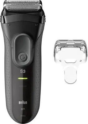 Image de Rasoir électrique rechargeable étanche gris - Braun - 3-3000S - series 3+ 3000s