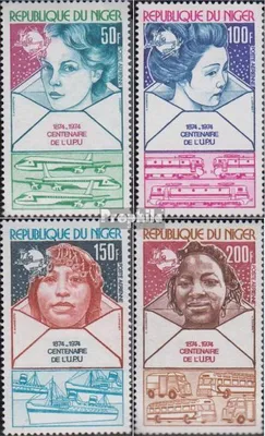Produktbild von Briefmarken Niger 1974 Mi 442-445 (kompl.Ausg.) postfrisch Weltpostverein