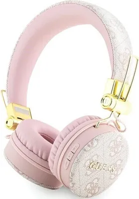 Immagine prodotto di Guess, auricolare Bluetooth 5.3 compatibile con Siri e  IPX4 4G Motif, rosa