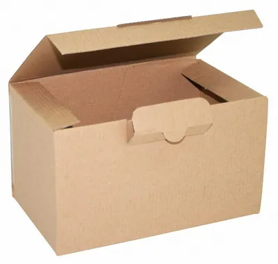 Produktbild von 100x Versandkarton 190x110x110mm schnelle Aufrichtung mit Steckverschluss braun