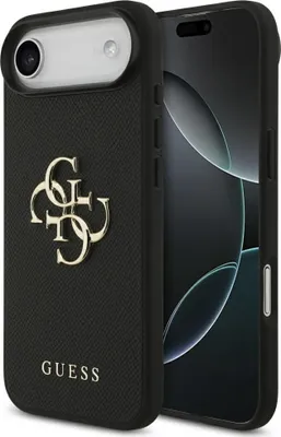 Image de Etui Guess Grained Big 4G & Classic Logo Do Iphone Air Czarny