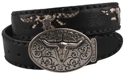 Produktbild von Sendra Gürtel Python 8322 schwarz