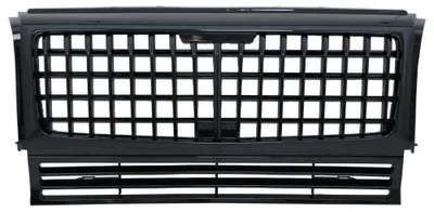 Produktbild von Kühlergrill für Mercedes G-Klasse W463 90-14 GT-R Panamericana Look Glänzend schwarz.