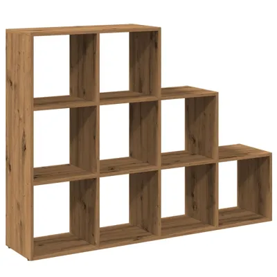 Immagine prodotto di vidaXL Libreria divisoria a 3 livelli in rovere artigianale 137,5x29x103,5 cm