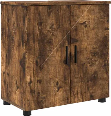 Zdjęcie produktu dla Szafka Łazienkowa z przechowywaniem Dąb wędzony 61 x 35 x 64 cm