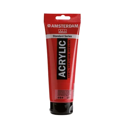 Obrázok produktu pre Amsterdam 17093172, Červená, Akrylová farba, Tekutina a gél, 120 ml